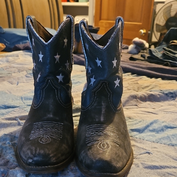 Roper Women's Boots - Black and Tan - Picture 2 of 6